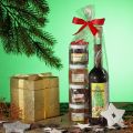Puntzelhof - Hausgemachte Fruchtaufstrich Rolle und Hausgemachter Weihnachts Likör in der hübschen Geschenk Packung
